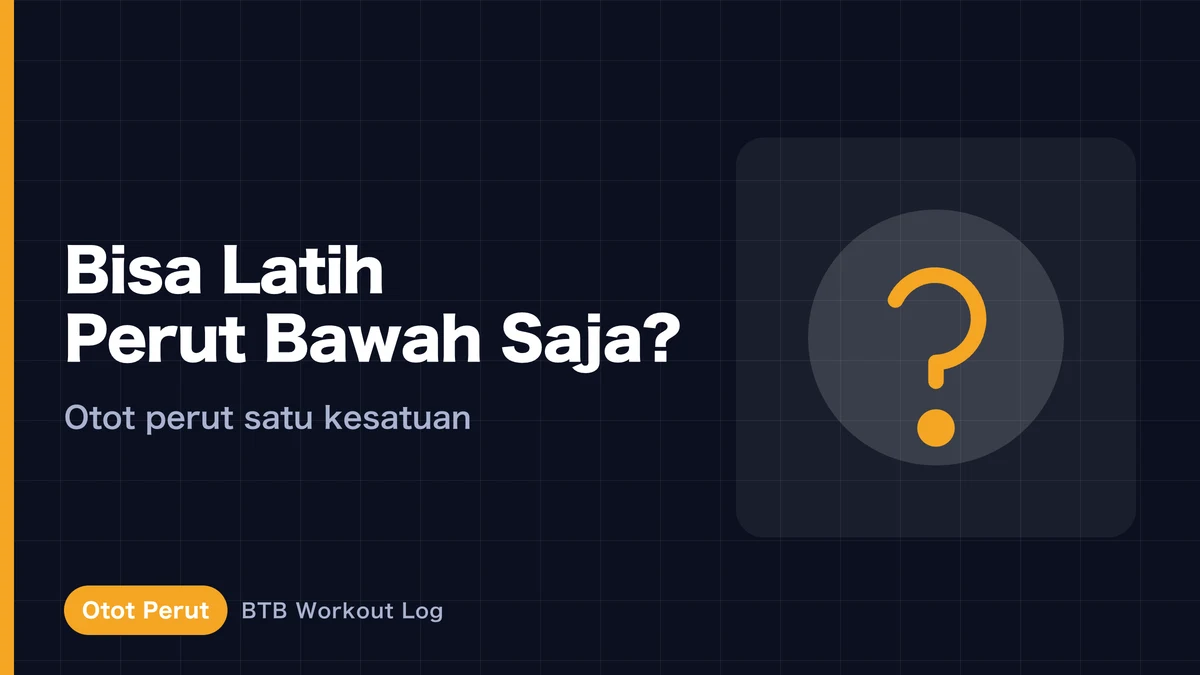 Latihan Perut Bawah: Bisakah Diisolasi? Ini Fakta Anatominya
