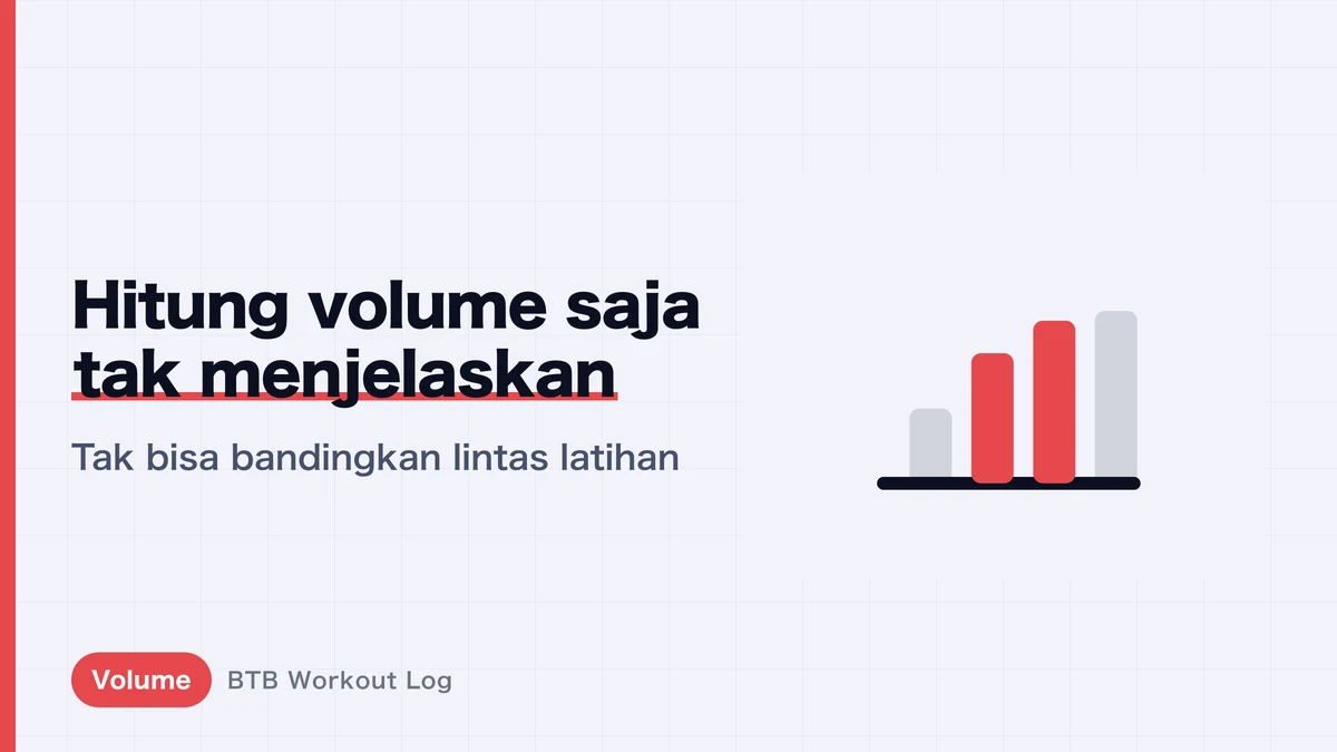 Training volume = beban × repetisi × set tidak cukup menjelaskan hipertrofi otot