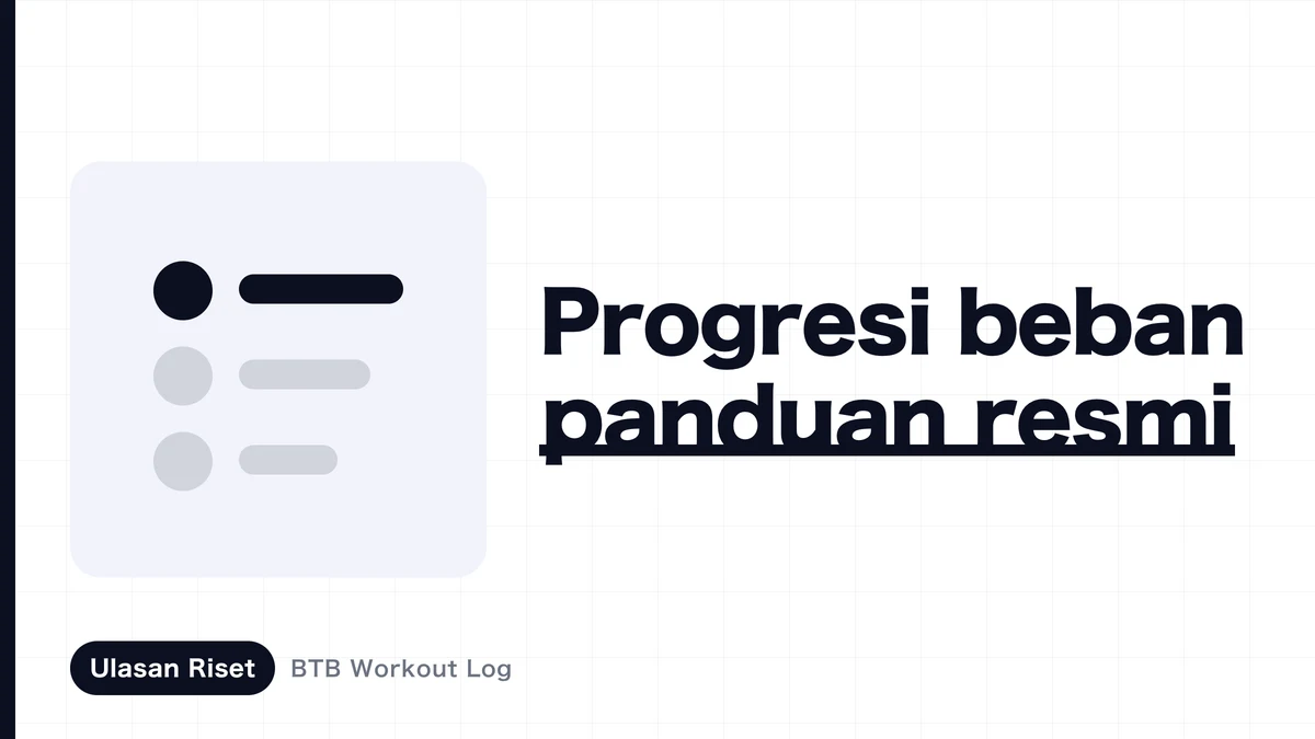 Gambar yang mengekspresikan perkembangan latihan otot dengan barbel yang secara bertahap menjadi lebih berat dan menaik