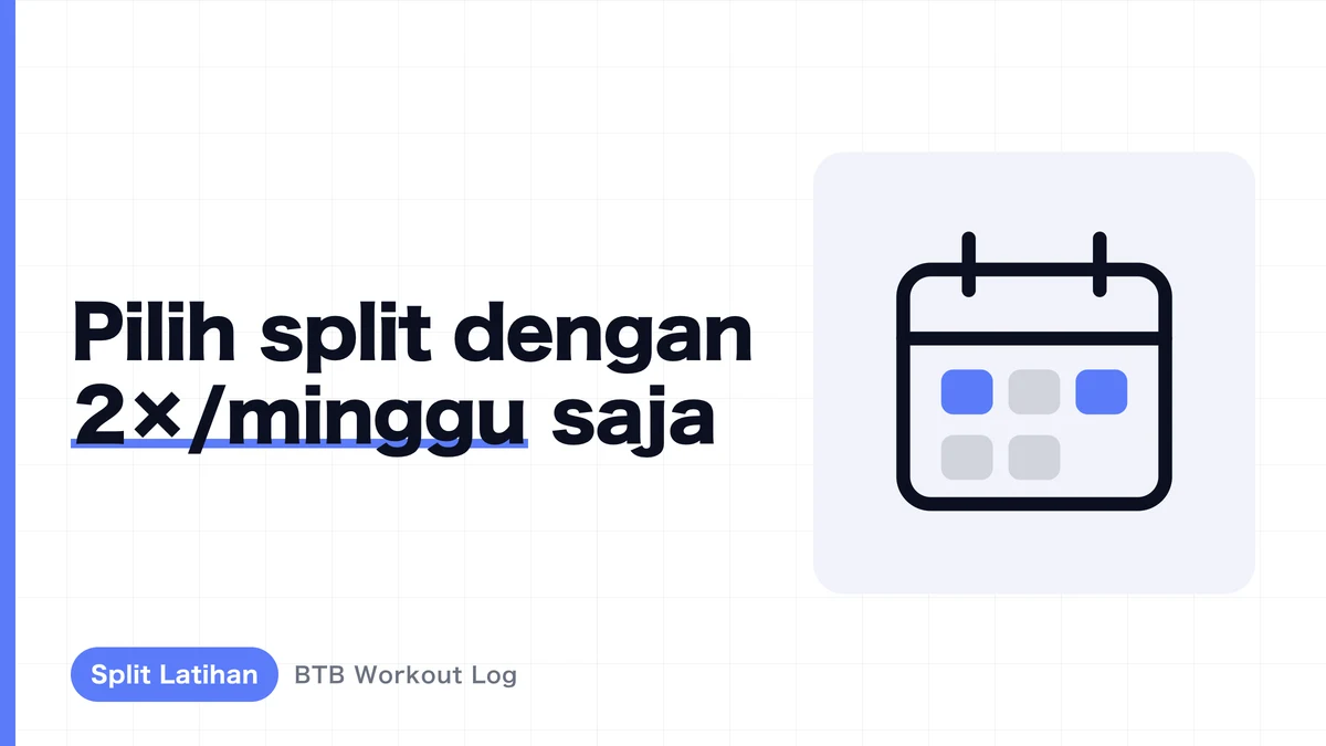 Workout Splits Terbaik Dibandingkan | Full Body, Upper/Lower, dan PPL untuk 2-6 Hari per Minggu