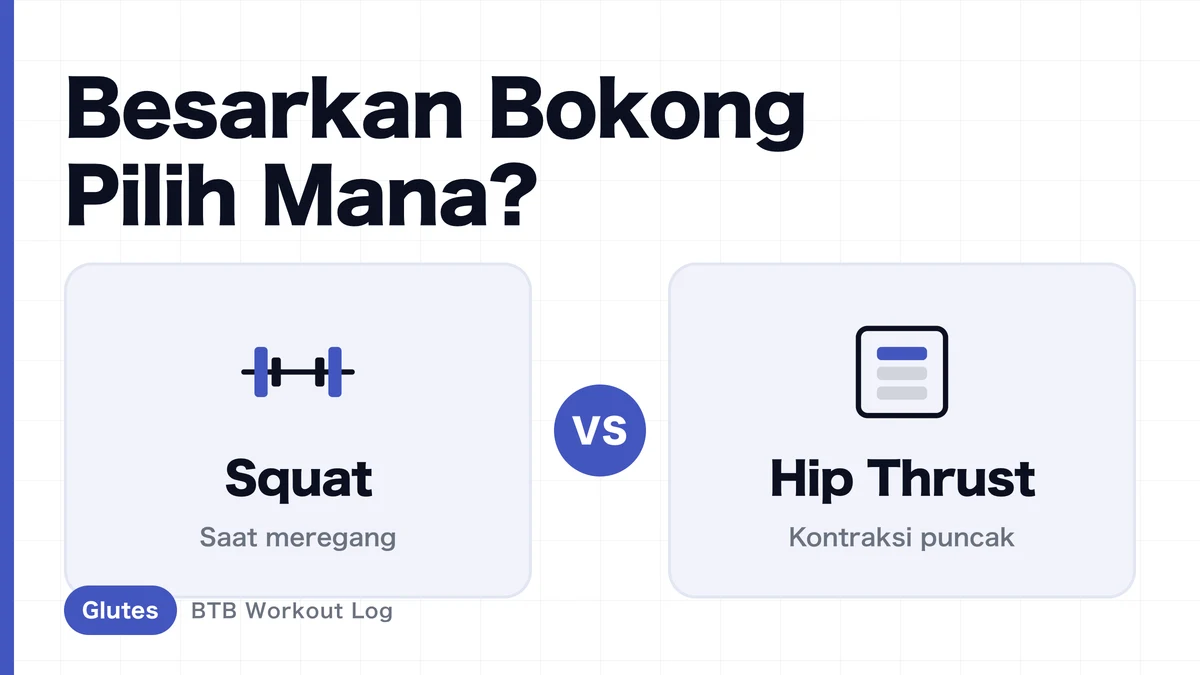 Squat vs Hip Thrust untuk Membesarkan Bokong | Hipertrofi Gluteus