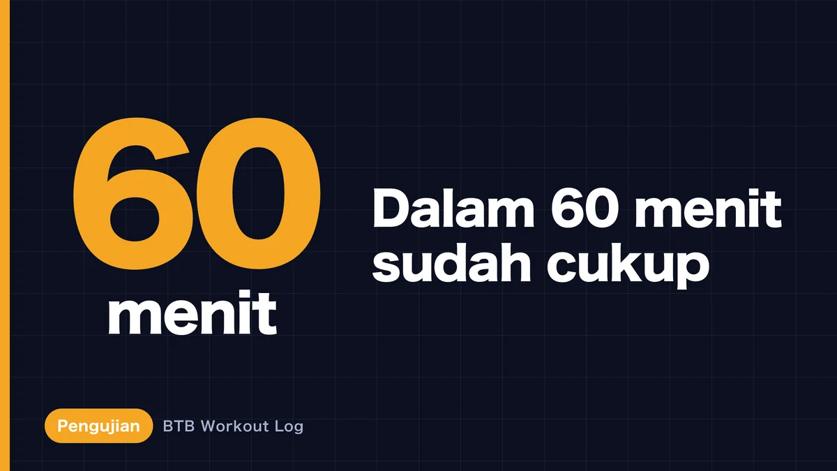 Latihan 60 Menit: Cukup untuk Hipertrofi Otot?