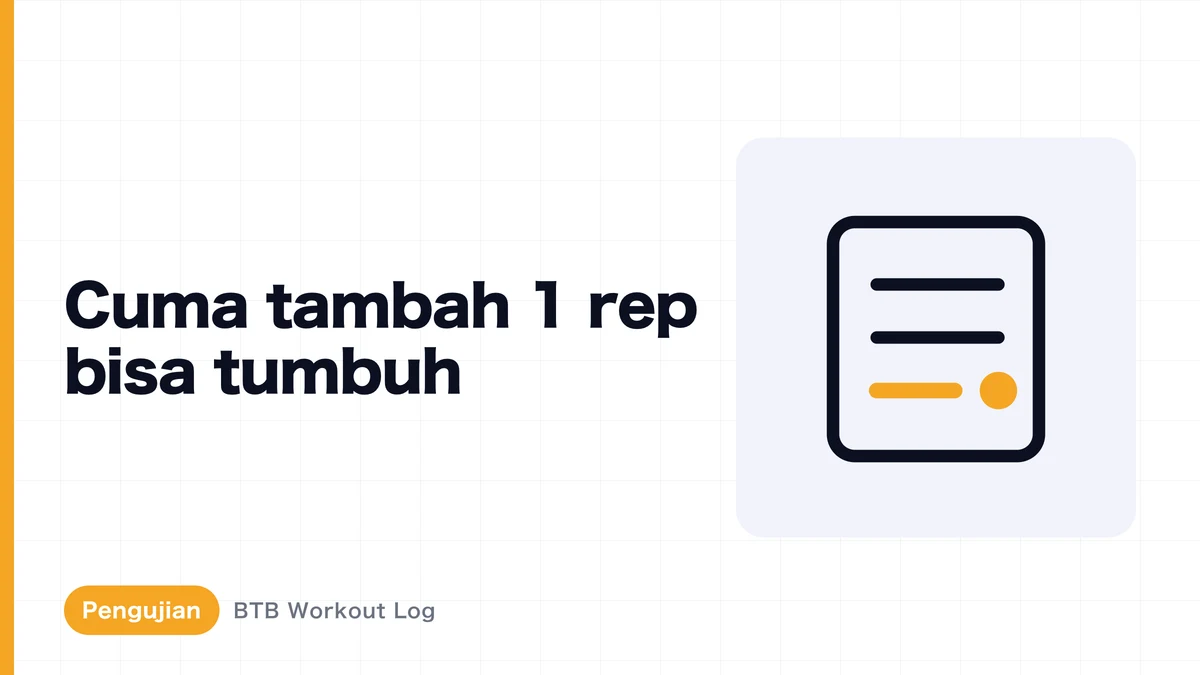Tambah 1 Rep dari Sesi Sebelumnya: Cukup untuk Hipertrofi Otot?