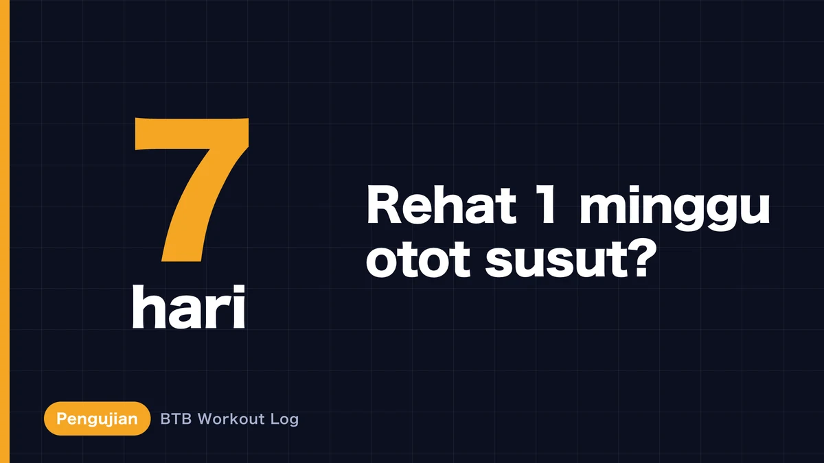Libur Latihan 1 Minggu: Seberapa Banyak Otot yang Hilang?