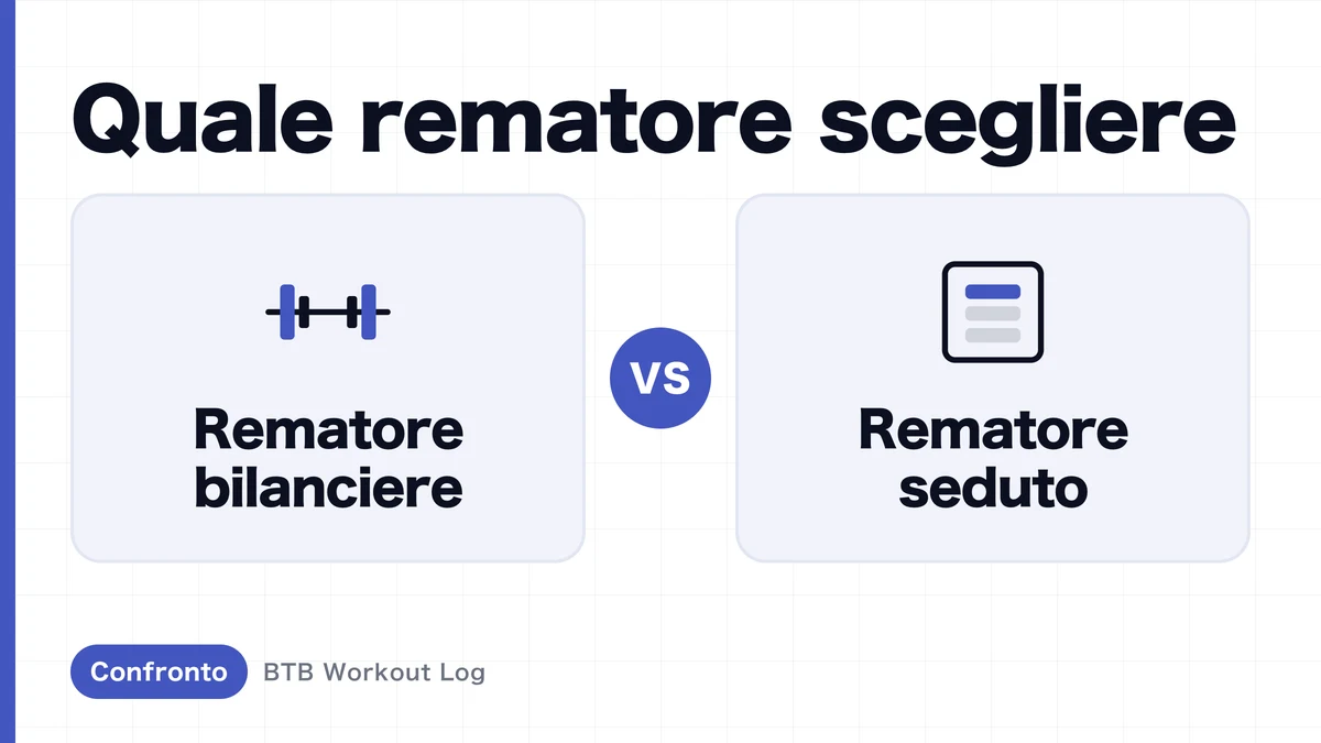Rematore con bilanciere vs rematore seduto: quale per l'ipertrofia muscolare della schiena?