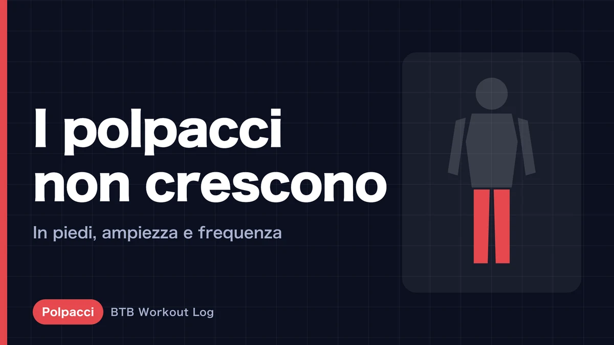 Polpacci che non crescono: perché? 5 strategie per l’ipertrofia muscolare