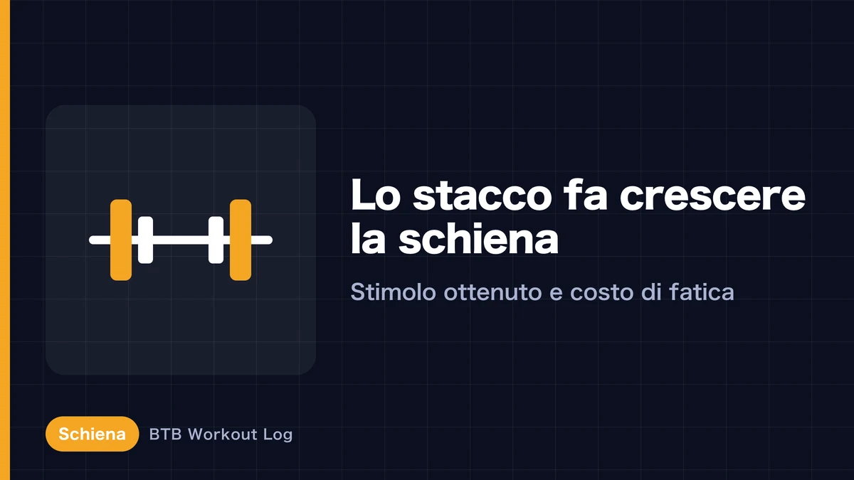 Stacco da terra per la schiena: vale la pena per l’ipertrofia muscolare?