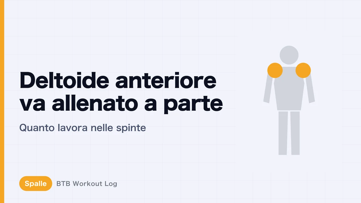 Deltoide anteriore: serve allenarlo direttamente? Guida per chi fa panca
