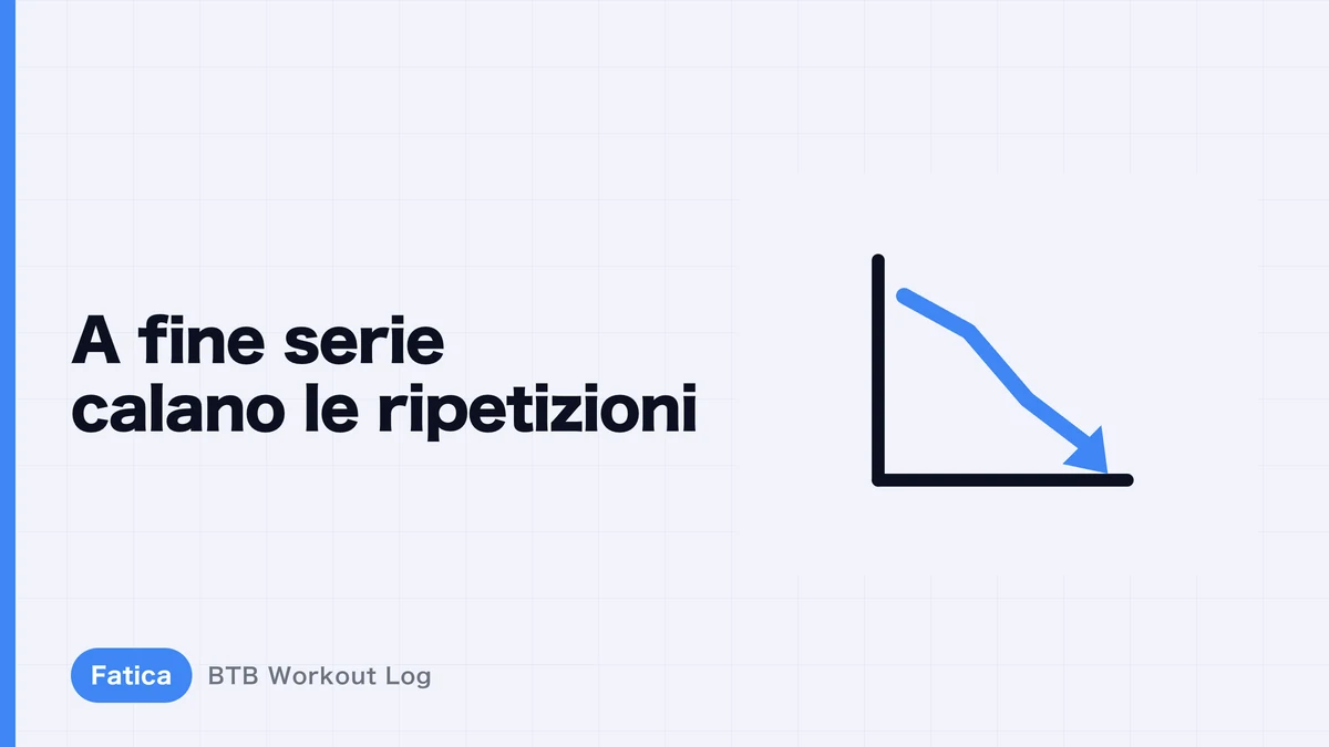 Perché le ripetizioni calano nella parte finale della serie? Comprendere la vera natura della fatica