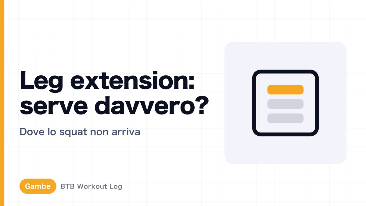 Leg extension: serve davvero? Come allenare i quadricipiti che lo squat stimola meno