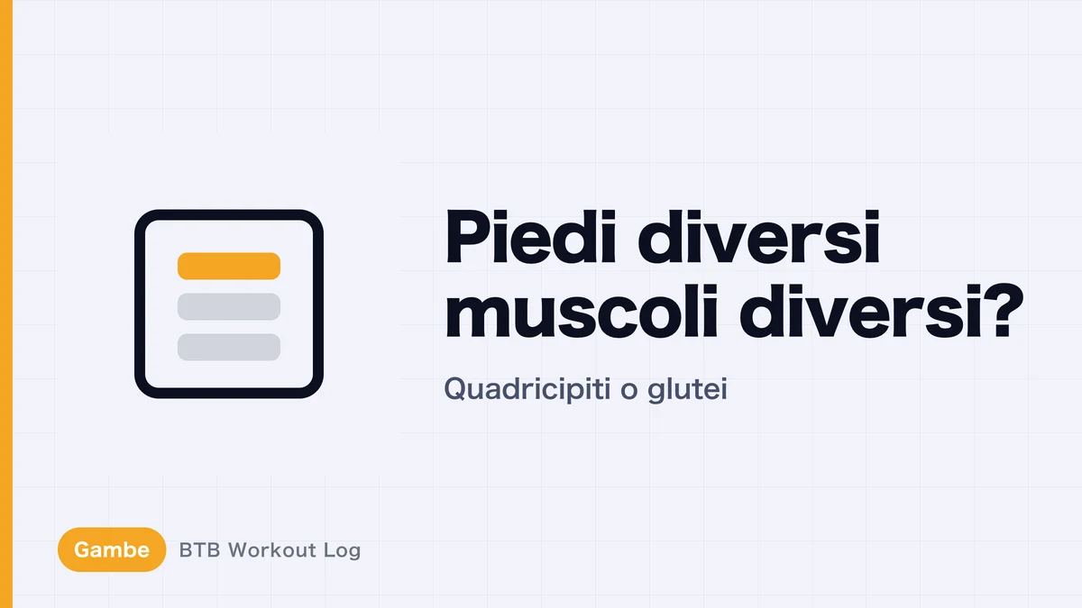 Leg press: larghezza e posizione dei piedi cambiano il lavoro di quadricipiti e glutei?