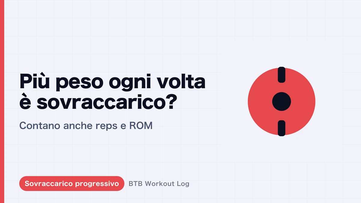 Aumentare il peso a ogni sessione non è lo stesso che sovraccarico progressivo