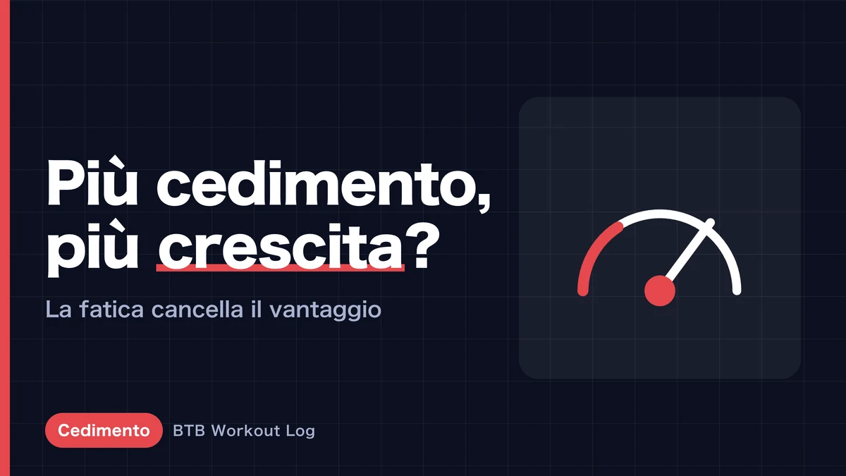 Allenarti al cedimento porta davvero a più ipertrofia muscolare?