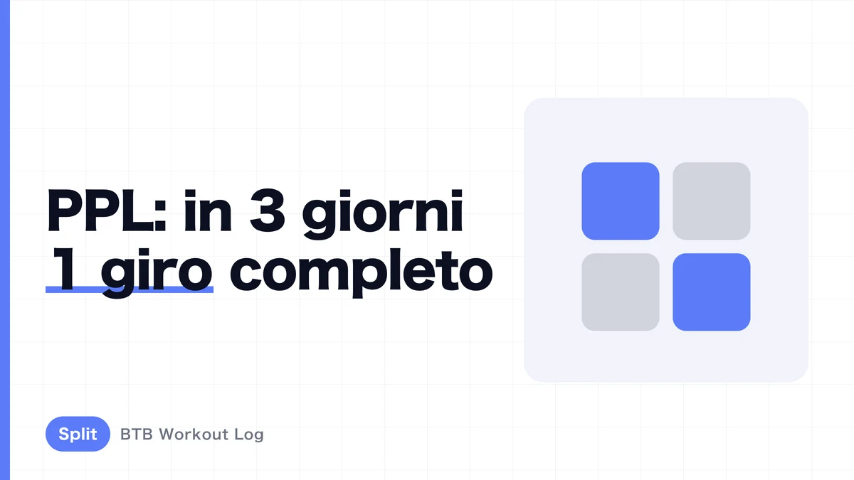 La Routine PPL Completa | Esercizi Push/Pull/Legs e Come Eseguire 3 o 6 Giorni a Settimana