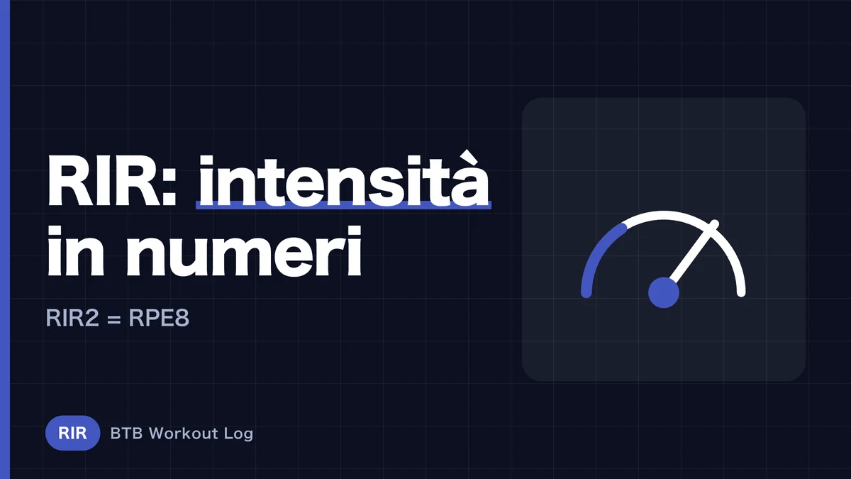 Che Cos'è RIR? Una Guida Completa alla Gestione dell'Intensità di Allenamento per Ripetizioni in Riserva