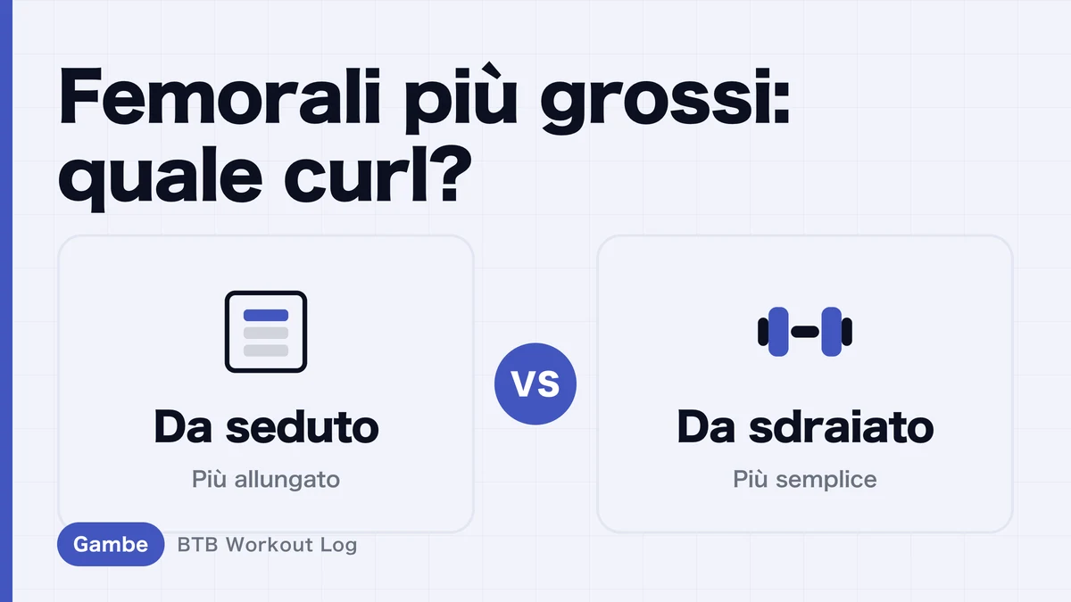 Leg curl da seduto vs leg curl sdraiato | Quale sviluppa meglio i femorali?