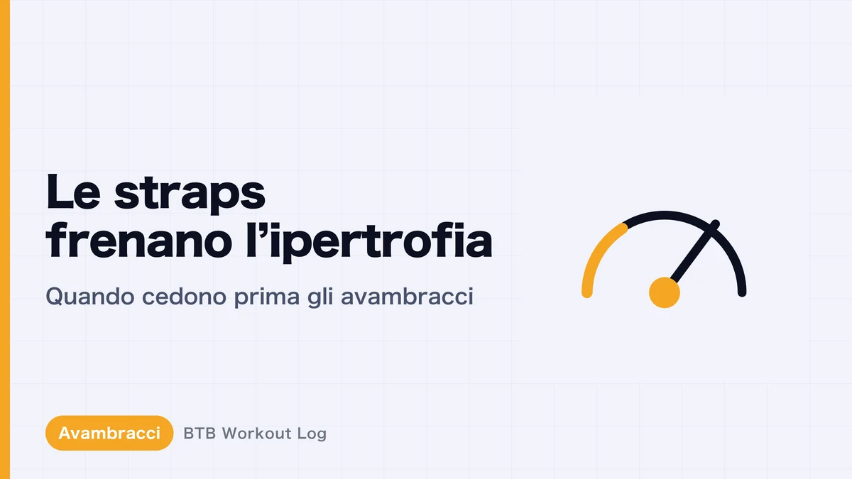 Straps e ipertrofia muscolare | Quando usarli per la schiena