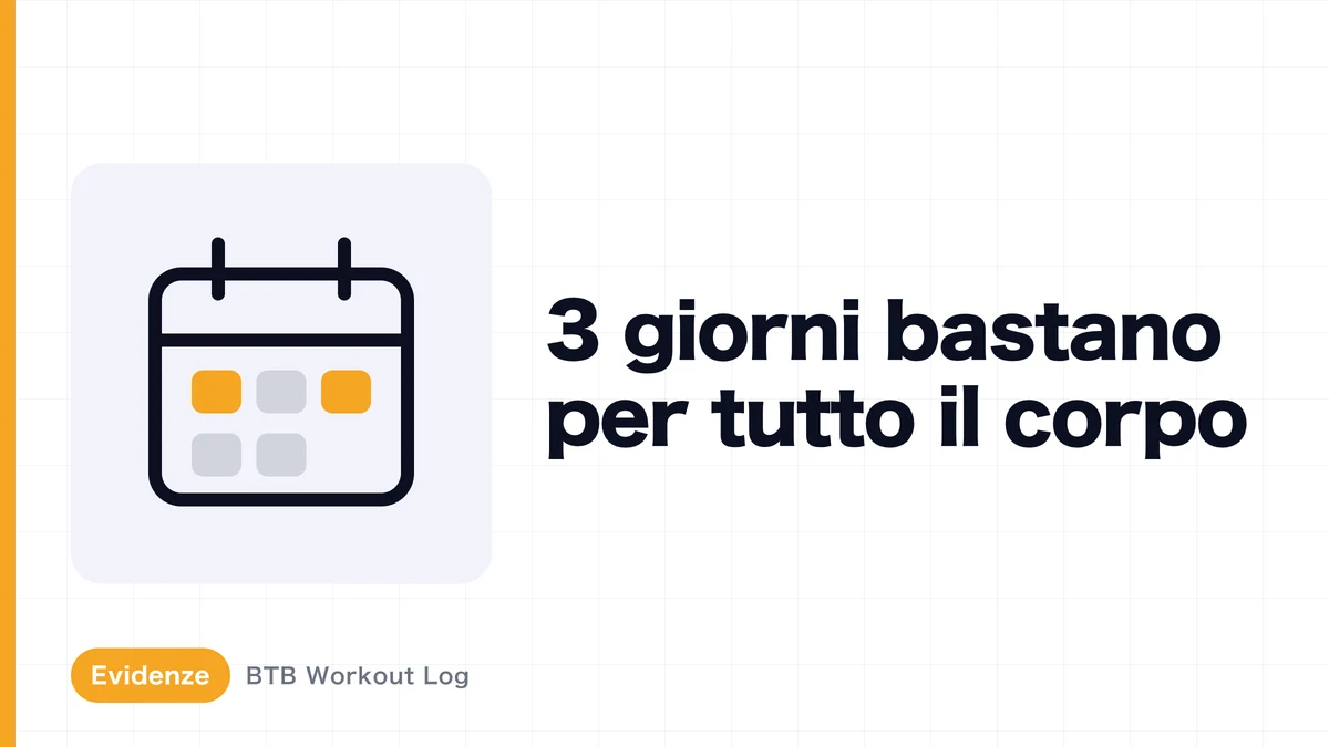 3 allenamenti a settimana bastano per l'ipertrofia muscolare completa?