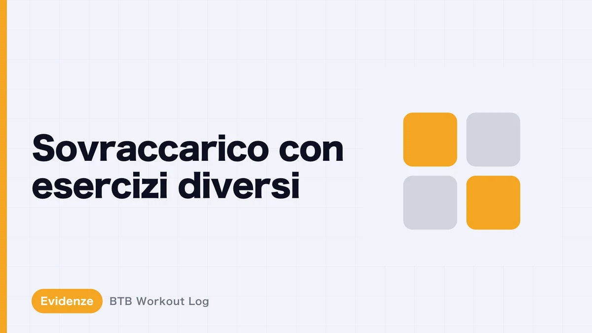Sovraccarico progressivo con esercizi diversi: è possibile?