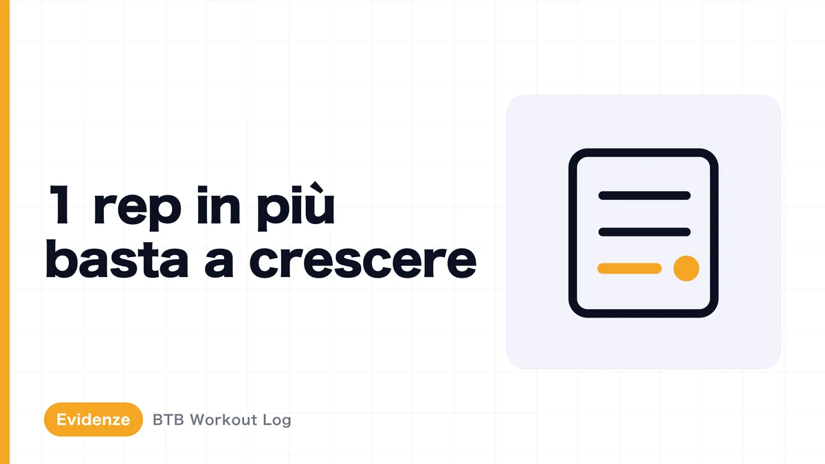 Aggiungere una ripetizione ogni volta è sufficiente per stimolare l'ipertrofia muscolare?