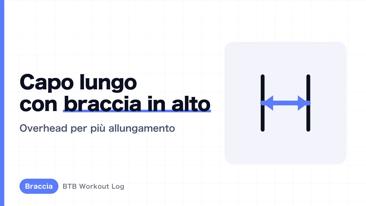 Capo lungo del tricipite: perché gli esercizi overhead sono importanti