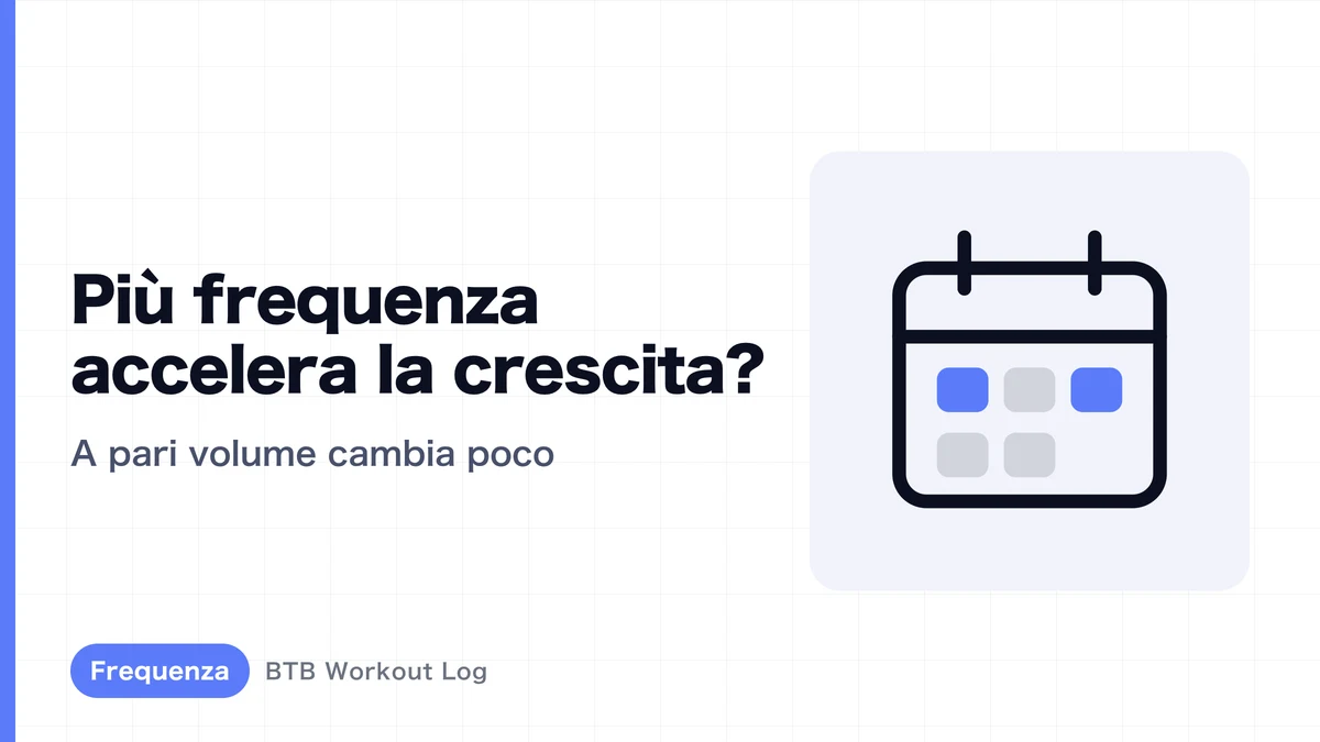 Perché aumentare la frequenza dell'allenamento non sempre accelera l'ipertrofia muscolare?