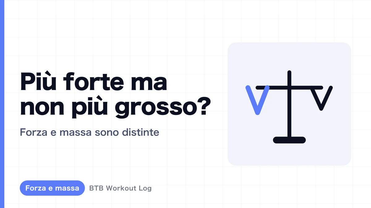 Perché aumenta la forza ma non crescono i muscoli?