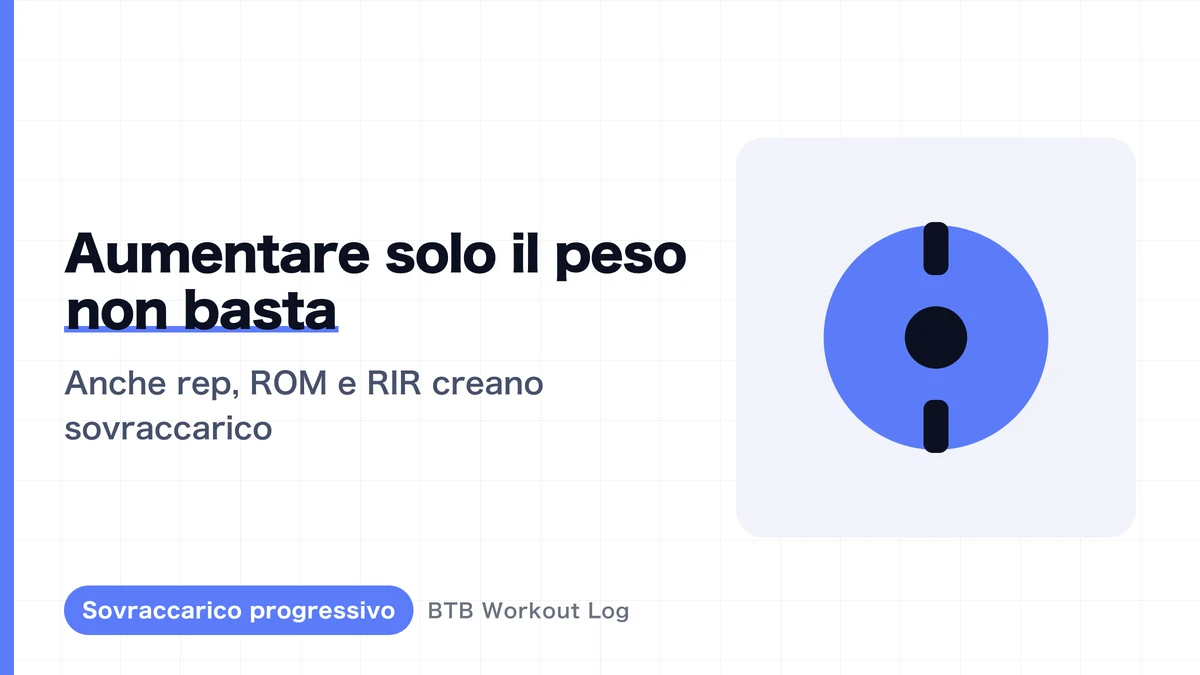 Perché aumentare il peso da solo non basta per l'ipertrofia muscolare?