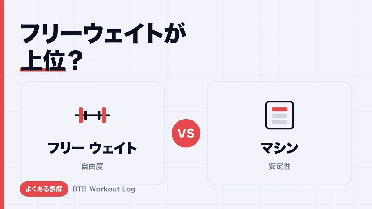 「フリーウェイトはマシンより優れている」は本当なのか？