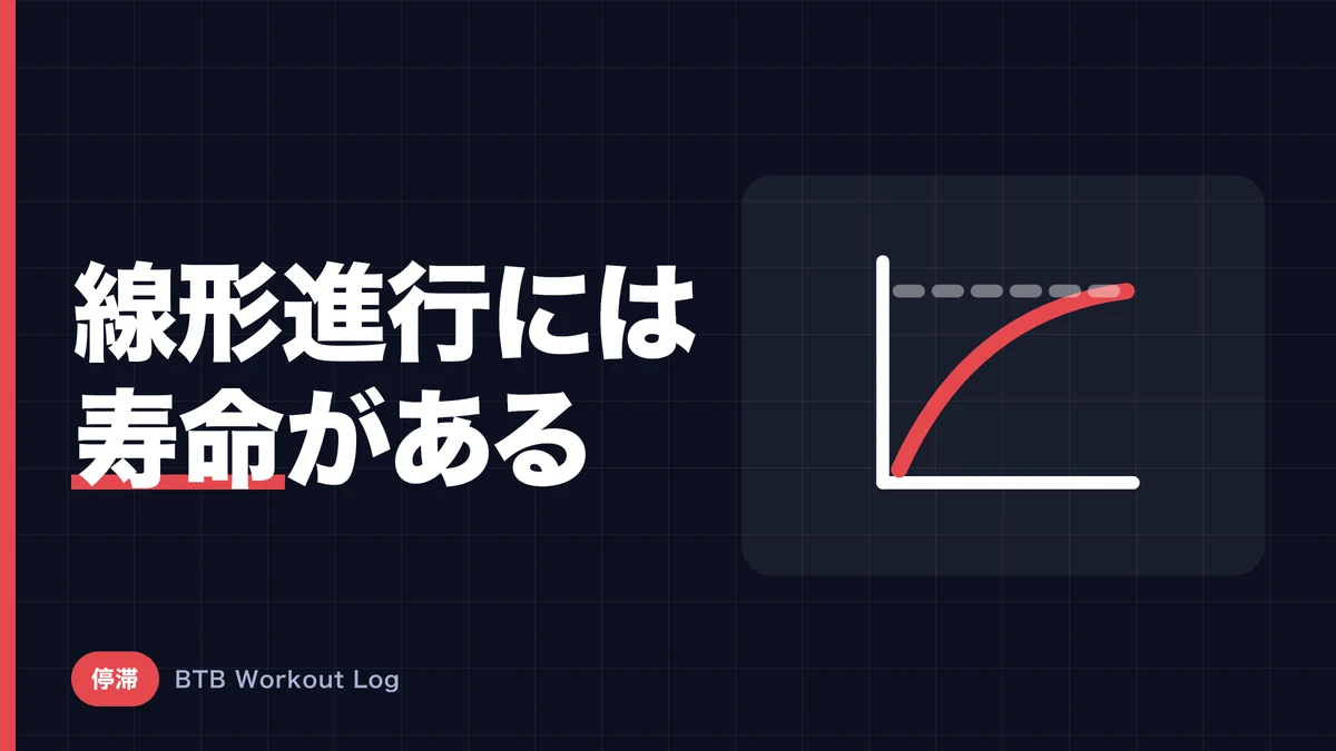 筋トレの重量が伸びない5つの原因と、停滞を抜けるプログラム戦略