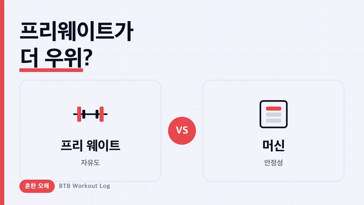 프리웨이트가 머신보다 우월한가?