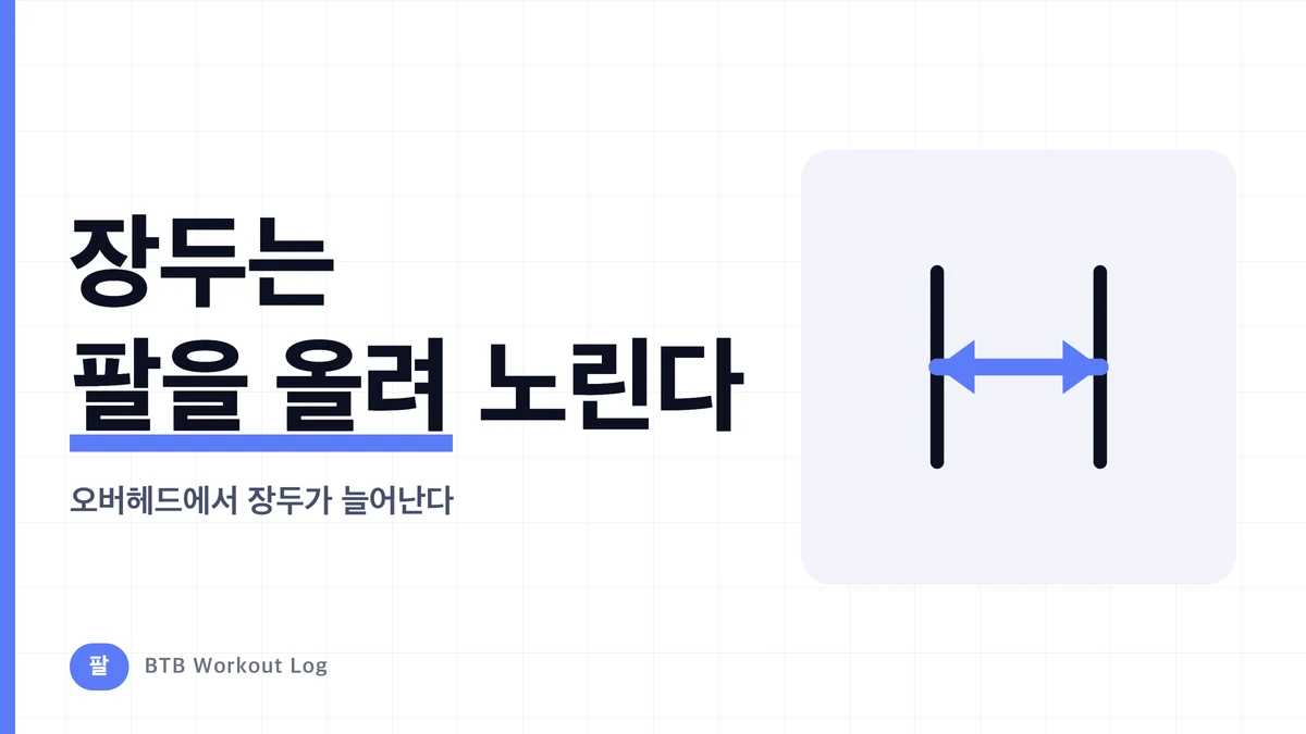 상완삼두근 장두 운동: 팔을 들어야 할까? 오버헤드 운동이 중요한 이유