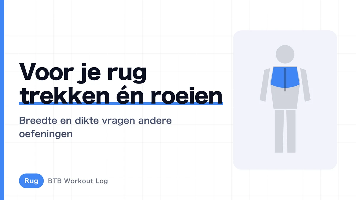 Rug Workout voor Spiergroei | Bouw Breedte en Dikte Met Het Juiste Oefening Mix