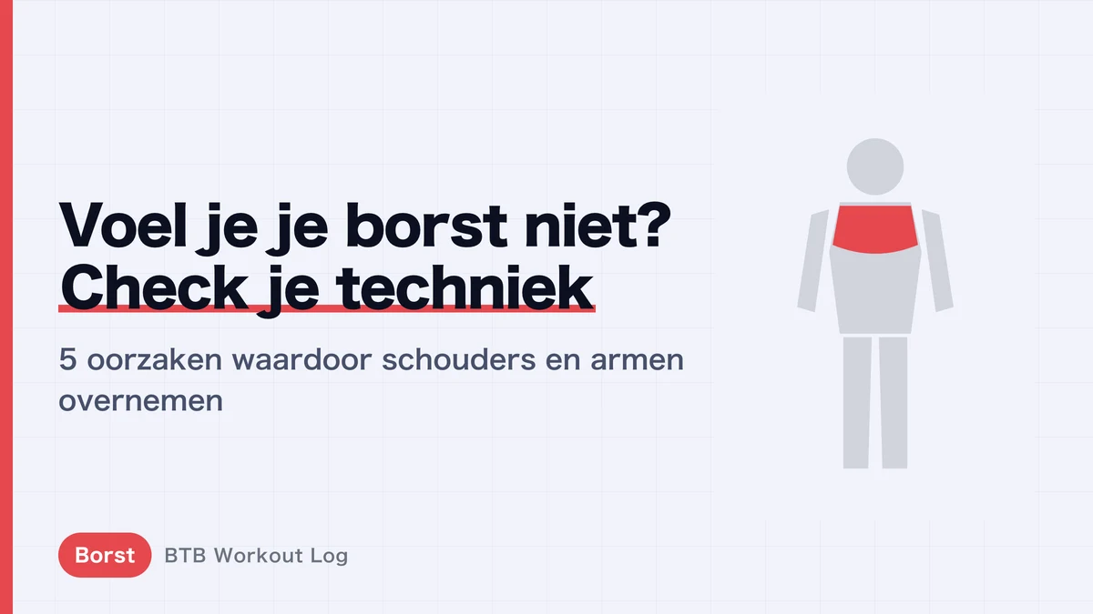 Bench press niet in je borst: 5 oorzaken | Corrigeer je techniek