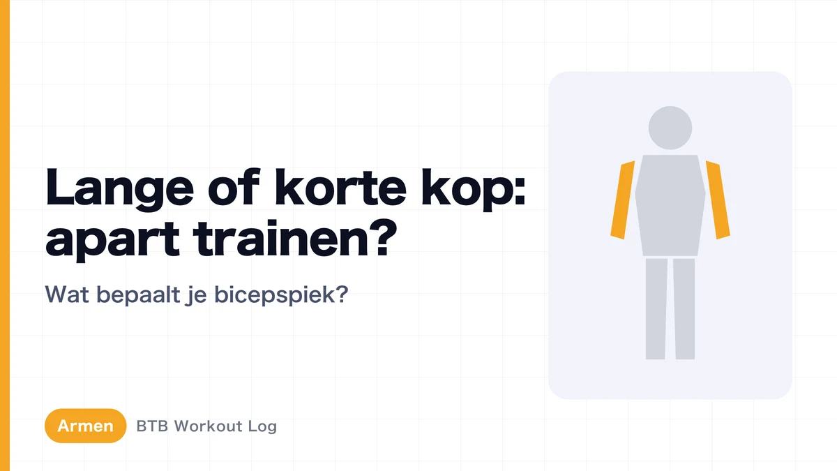 Lange en korte kop van de biceps trainen | Piek en armomvang