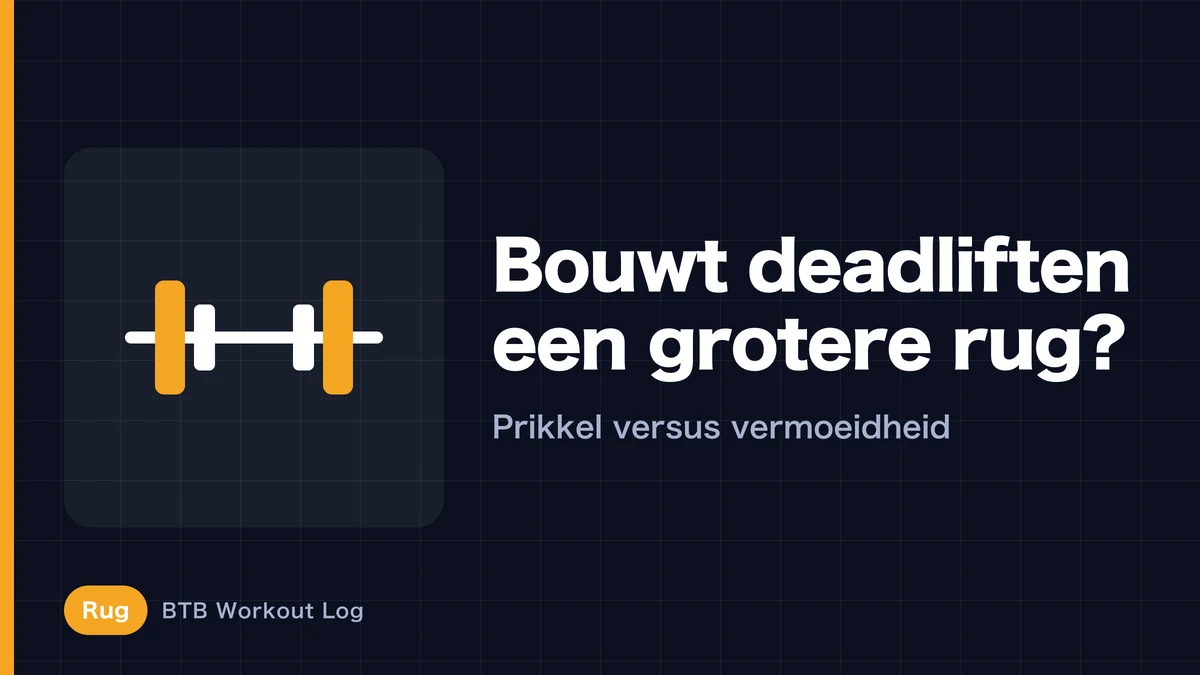 Deadlift voor een grotere rug? Zo bepaal je of hij de moeite waard is voor spierhypertrofie