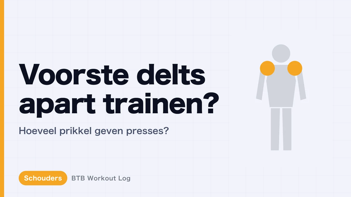 Voorste schouderkop trainen? Zo weet je of direct werk nodig is naast bankdrukken
