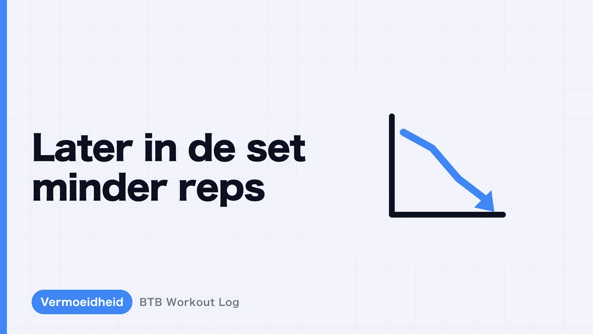Waarom dalen de reps naarmate je verder in een set komt? Vermoeidheid uitgelegd