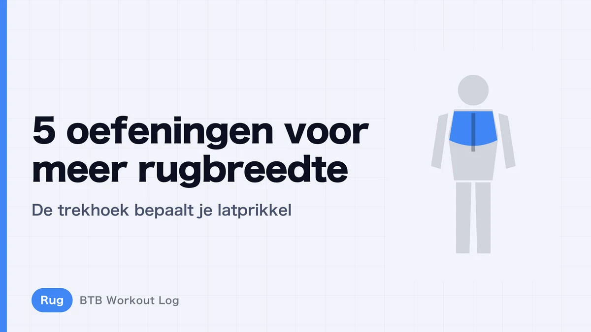 Brede rug trainen: 5 oefeningen voor grotere lats