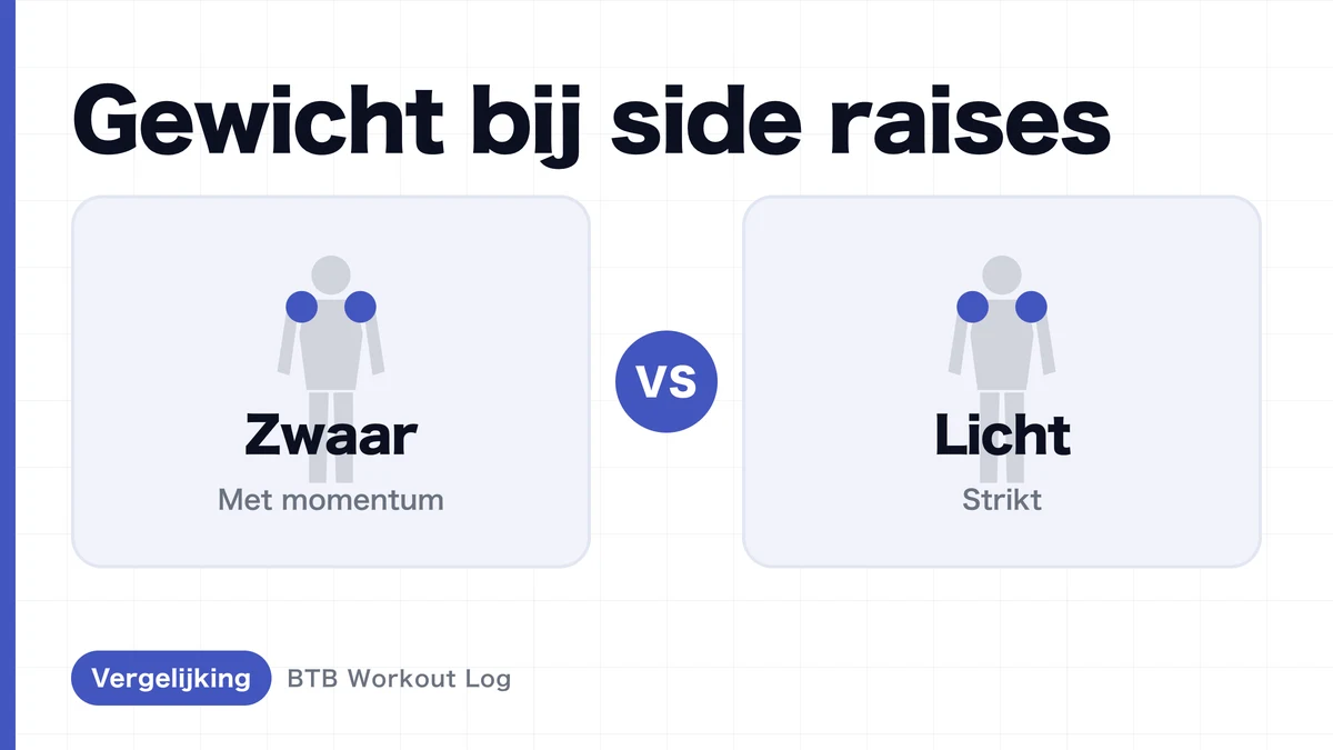 Zijwaartse schouderoptilingen: zwaar of licht voor middelste deltaspier? | Gids voor spierhypertrofie