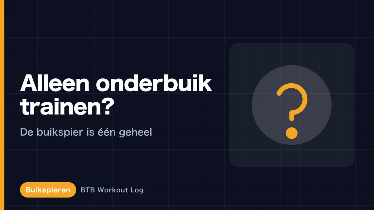 Onderbuik trainen: kun je de onderste buikspieren echt isoleren?