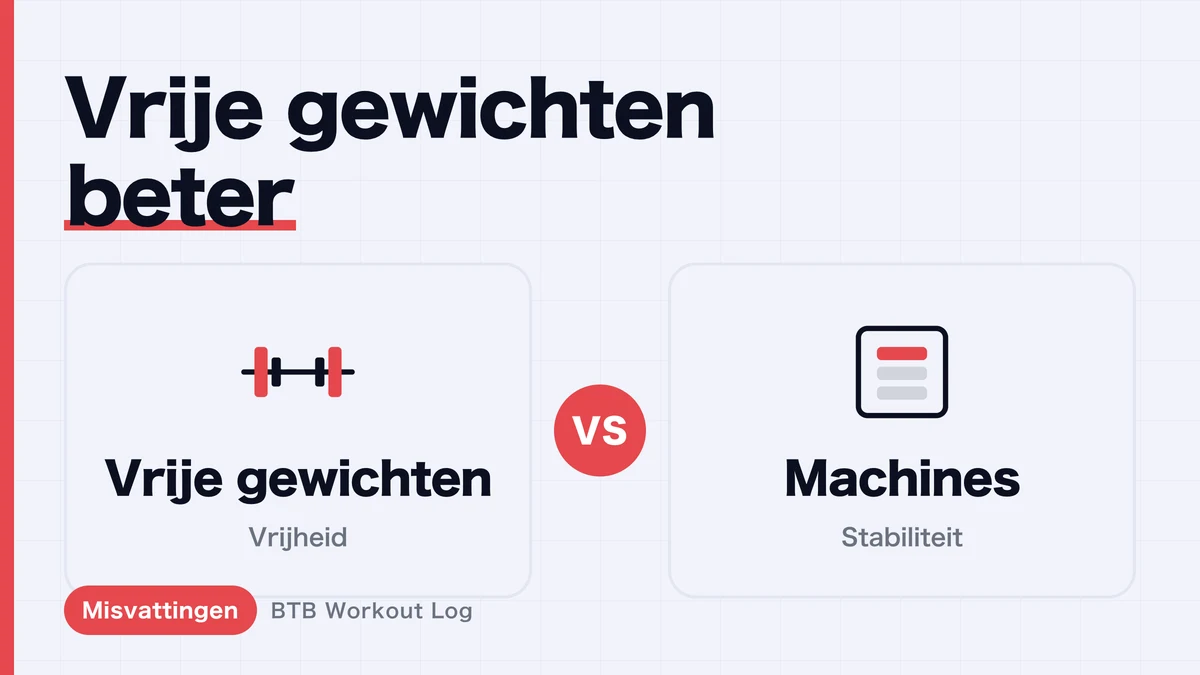 Zijn vrije gewichten echt beter dan machines?