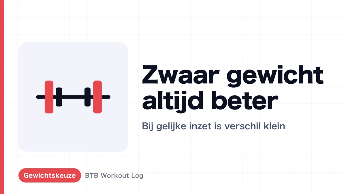 Zwaarder is niet altijd beter voor spierhypertrofie