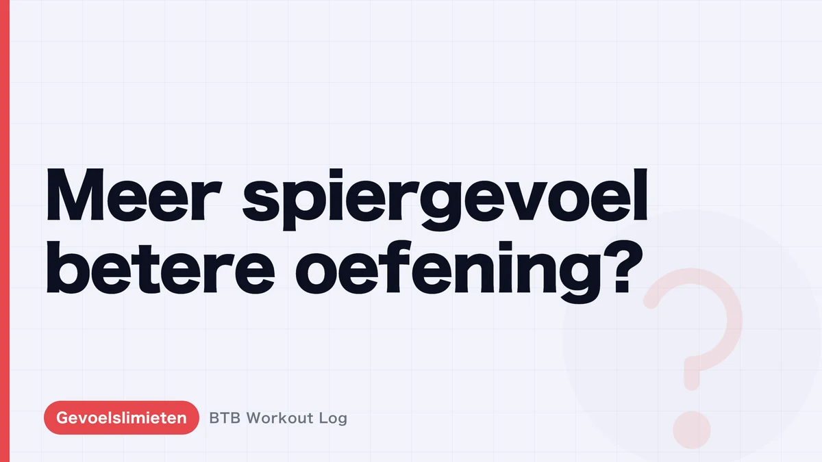 Een sterk gevoel van effectiviteit maakt een oefening niet automatisch beter
