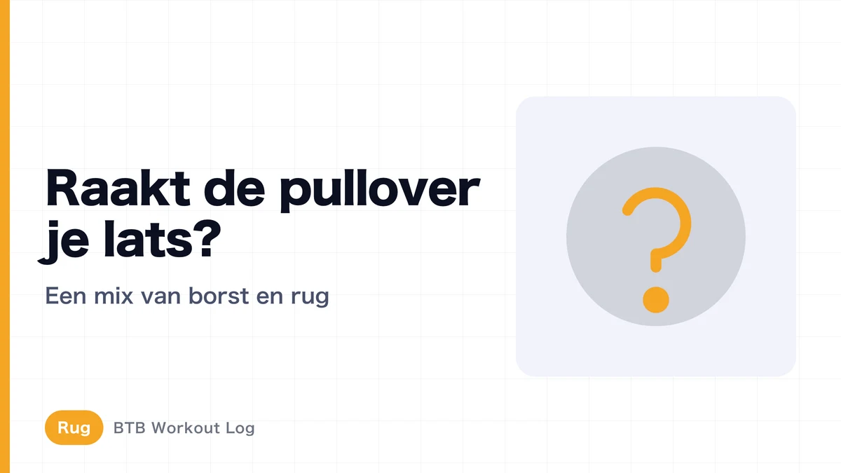 Pullover voor de lats: werkt hij echt en is hij je rugdag waard?
