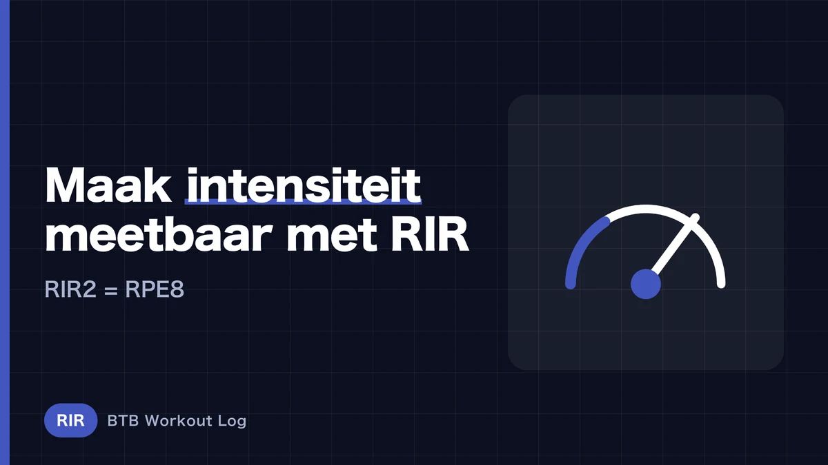 Wat Is RIR? Een Volledige Gids tot Intensiteitsbeheer via Reps in Reserve