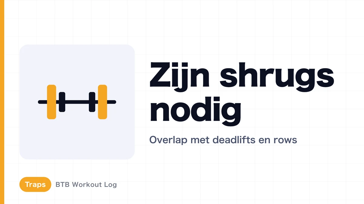Shrugs voor een grotere trapezius: nodig naast deadlifts en rows?