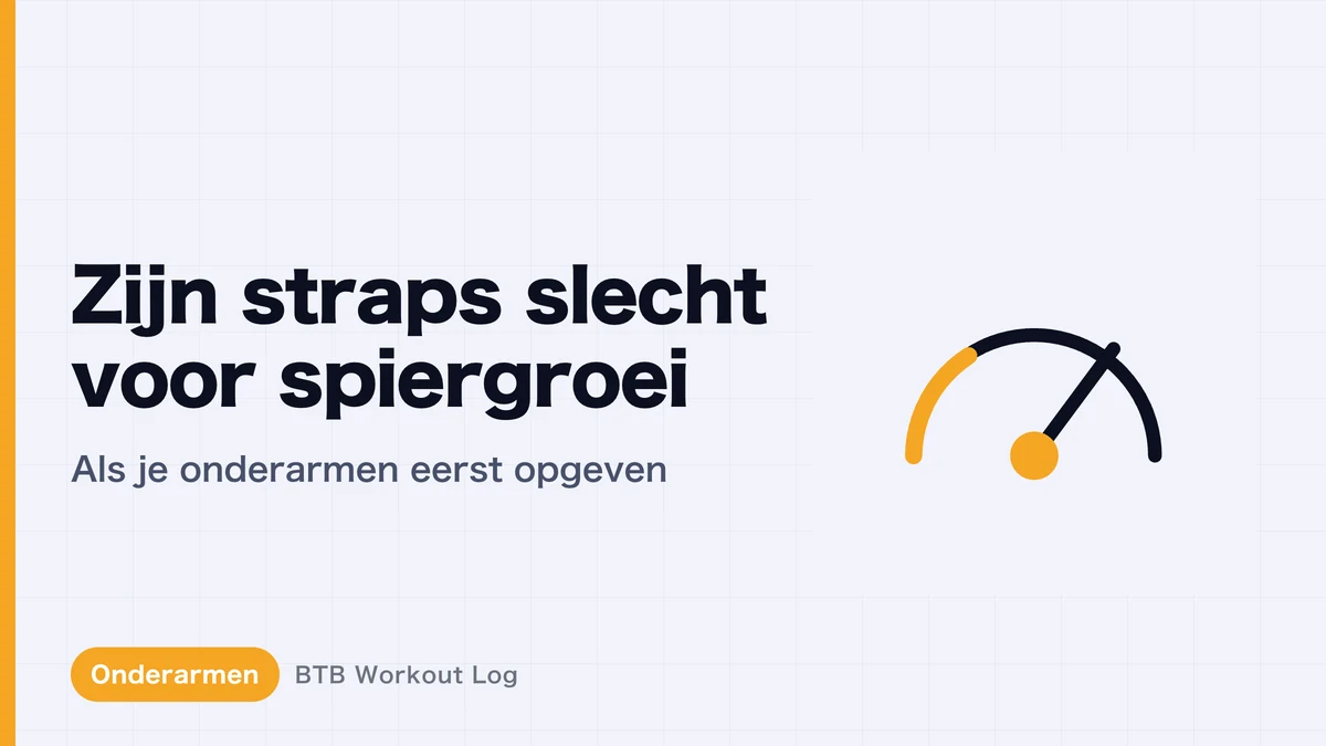 Straps en spierhypertrofie | Groeit je rug minder als je grip eerder faalt?