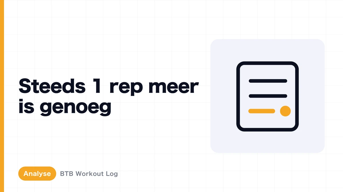 Werkt één rep per keer toevoegen echt voor spierhypertrofie?
