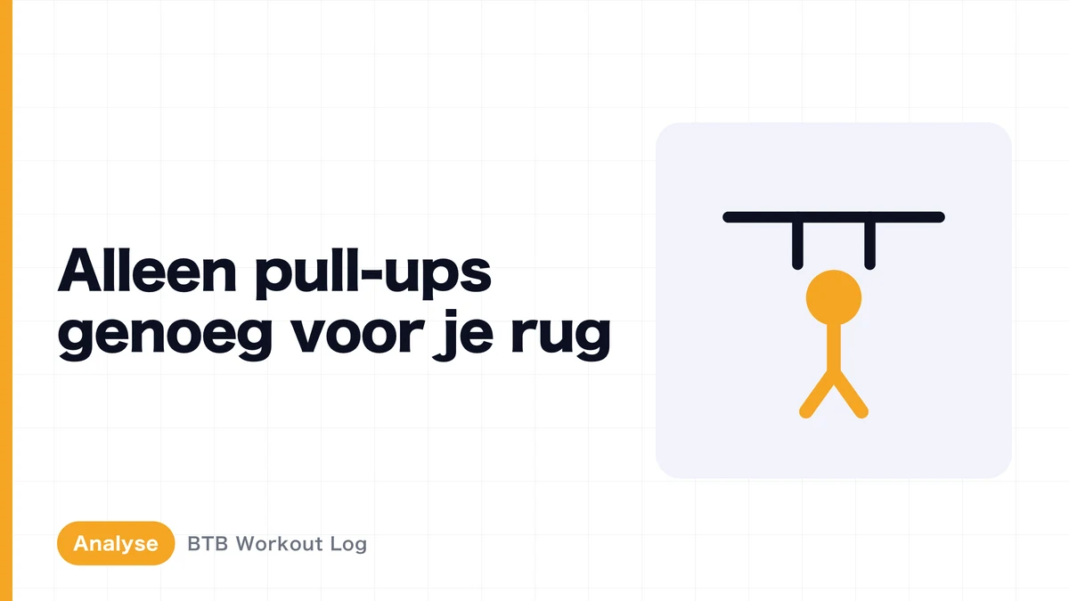 Kan je rug groter maken met alleen trekkrachtoefeningen?
